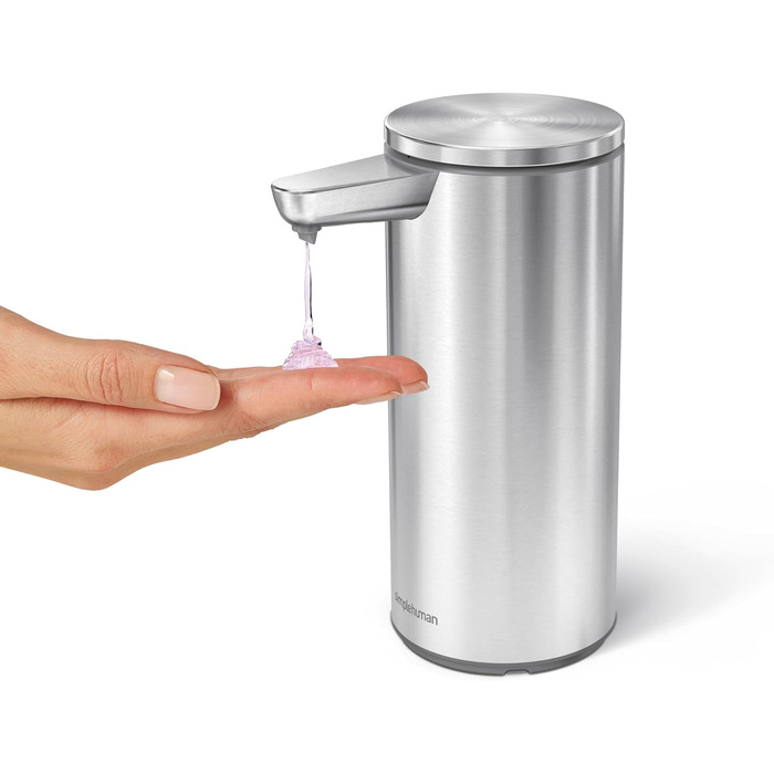 Simplehuman Rechargeable Automatic Soap Dispenser - Stainless Steel, 266ml