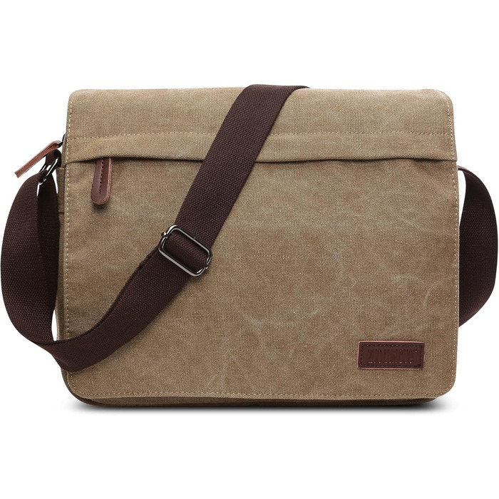 Чоловіча сумка через плече Deevorca Vintage Canvas, 14