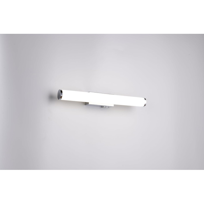 Trio Leuchten LED Bathroom Wall Light Mattimo 283274106, Metal Chrome, White Plastic, 4.3 Watt LED