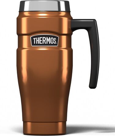 Термос König Travel Mug з нержавіючої сталі - Матовий чорний (470 мл)