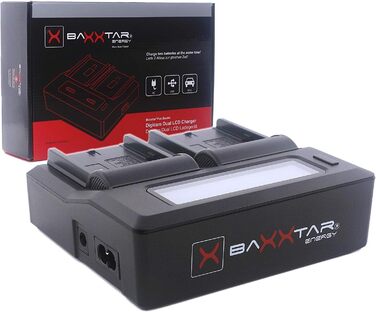 Зарядний пристрій Baxxtar Pro BP-U30/35/60/65/70/90/95/100 з LCD дисплеєм (Dual)