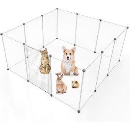 Клітка-загон для дрібних тварин Brian & Dany, 12 панелей, 180x90x75 см