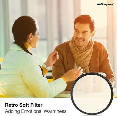 Фільтр Nostaltone 77 мм для камери: Retro Gold, тепле м'яке освітлення, ефект ностальгії, теплий вінтажний ефект