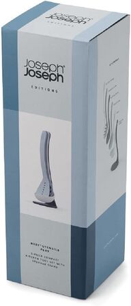 Набір кухонних аксесуарів Joseph Joseph Nest 5 шт. з магнітною підставкою, чорний/нержавіюча сталь, 30 см, для кухні