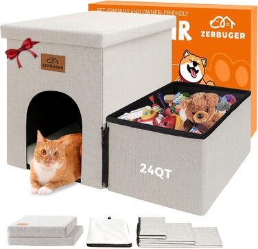 Сходинки для собак та котів 2-ступінчасті, 38.1 см, розкладні, стабільні, для маленьких, середніх та великих порід, бежеві