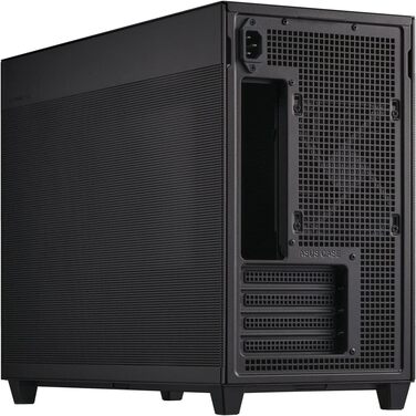 Корпус ASUS Prime AP201 MicroATX чорного кольору (33 літри, підтримка 280/360 мм кулерів, відеокарти до 338 мм, стандартний ATX блок живлення)