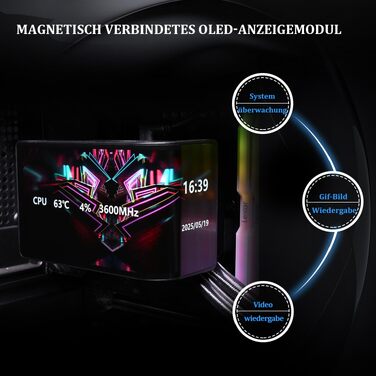 Рідинне охолодження процесора Thermalright Wonder Vision 360 UB ARGB White AIO, 360мм, з 6.67