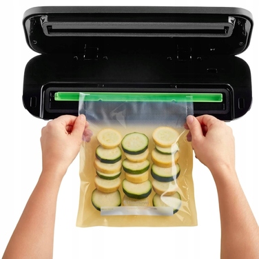 Вакууматор FoodSaver VS1290X, сріблястий, 120 Вт, 28 см