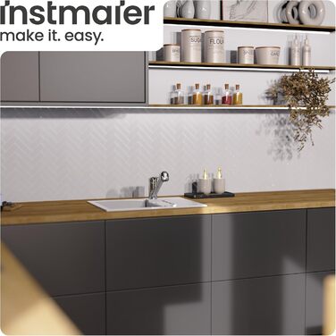 Кухонний змішувач Instmaier Elena з виливним гусаком та душовою насадкою | Хром | З витяжною системою | Змішувач для кухні з 2 режимами струменя | Однорідний змішувач з поворотним виливом (низький тиск)