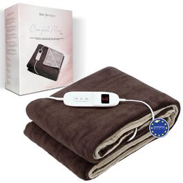 Електрична ковдра Comfortmax Double | 180x130 см | 9 температурних режимів | Знімний пульт | Швидкий нагрів | Автоматичне вимкнення | Захист від перегріву | Можна прати в пральній машині