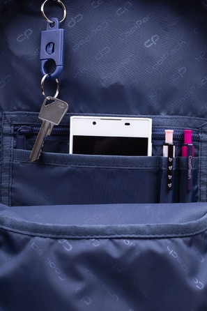Багатовідсіковий шкільний рюкзак CoolPack (синій, помаранчевий, рожевий), 27 л