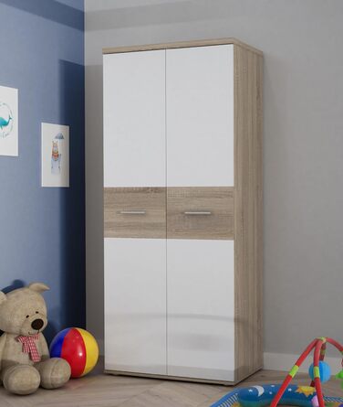 Forte WINNIE 2-türiger Kleiderschrank