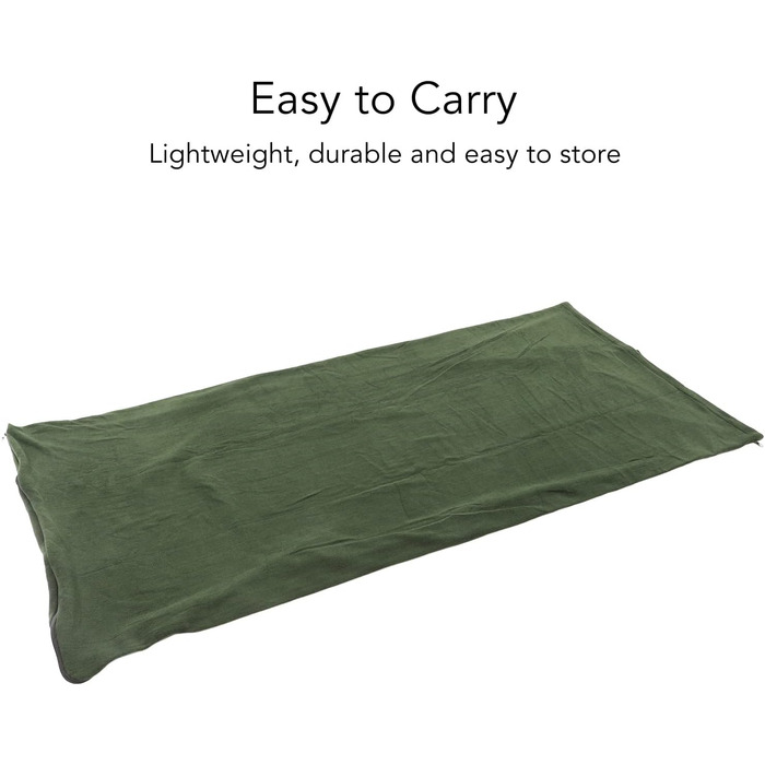 Sleeping Bag Portable Travel Warm Sleeping Bag for Adults Outdoors, Camping, Hiking, Climbing, Wool Sleeping Bag Liner