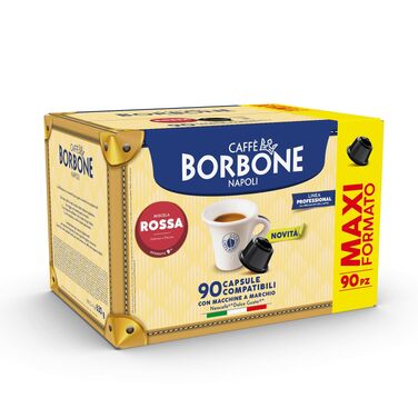 Кава Caffè Borbone Rote Mischung в капсулах для Dolce Gusto, 90 шт