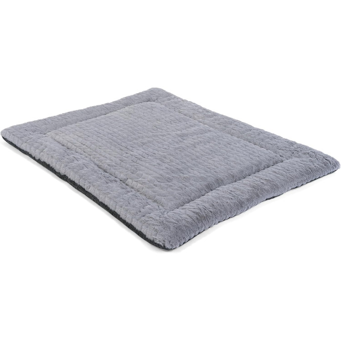 TrendPet Лежанка для собак і котів, двостороння, з підкладкою, сіра (50x35 см)