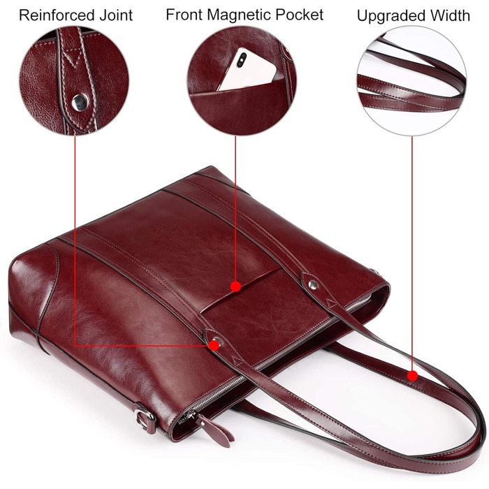 S-ZONE Сумка жіноча через плече для ноутбука 15.6