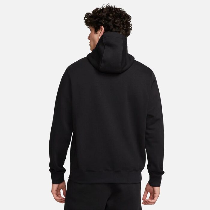 Чоловіче худі Nike Sportswear Club Fleece з капюшоном, чорне (BV2654), розмір XL