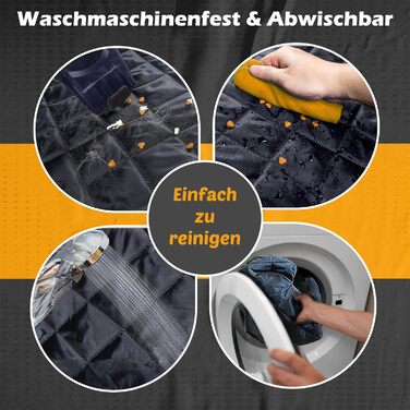 INNOVEST Захисний килимок для авто для собак - захист заднього сидіння, килимок у багажник, для подорожей та транспортування