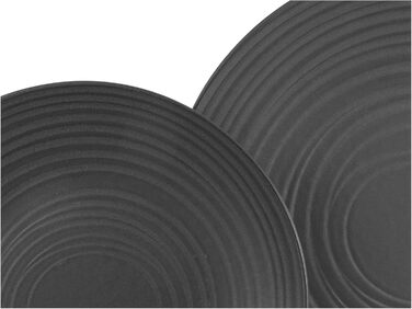 Набір посуду Creatable Serie Lava Stone (6 предметів) з кераміки, придатний для миття в посудомийній машині та використання в мікрохвильовці, зроблене в Португалії