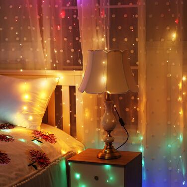 Льодогенератор Yizhet 3x3м LED, 300 LED, тепле біле світло, 8 режимів, IP65, для декору вечірки, шлюбу, Різдва, тераси