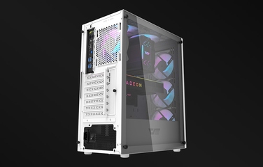 Корпус для ПК darkFlash DK352 Plus, білий, Tower, 4 aRGB вентилятори