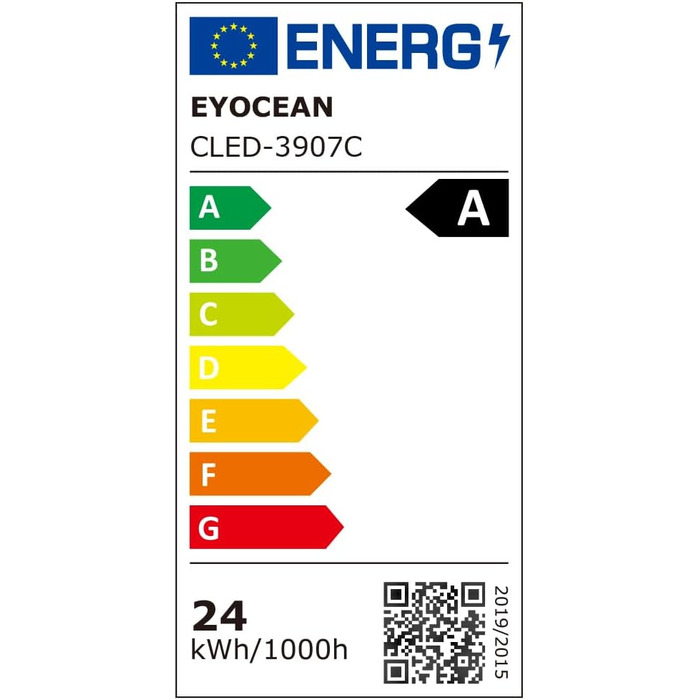 LED-лампа EYOCEAN для монітора з жестами та пультом, 24W, 80см, регульована яскравість, денне світло для офісу, читання, архітекторів, дизайнерів