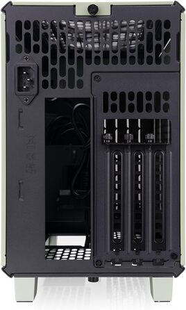 Корпус Thermaltake Mini-ITX TR100 Wood, 18.4л, 280мм AIO, Зелений Матча