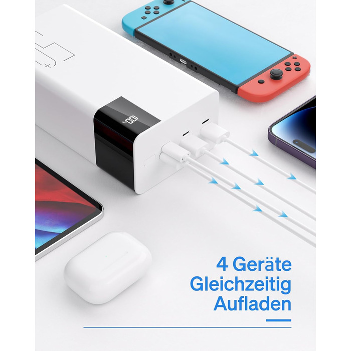 Power Bank 50000mAh: Портативний зарядний пристрій з ліхтариком та великою ємністю - 2×25000mAh