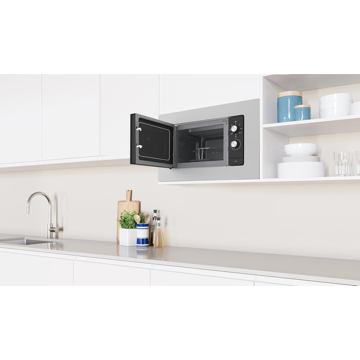 Вбудована мікрохвильова піч Balay 3CG6112X3 з нержавіючою сталлю, 38 см, 20 л, механічне керування