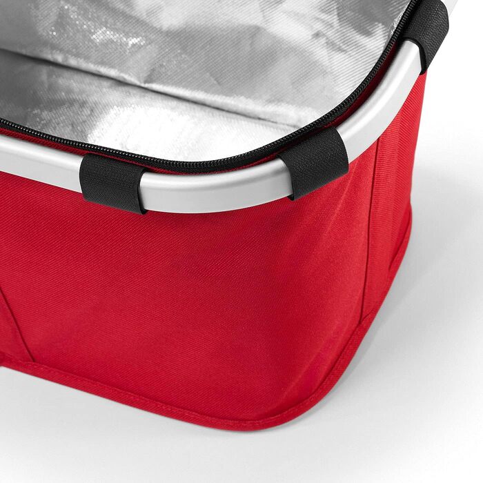 Термосумка-кошик Reisenthel carrybag iso, червоний, ізотермічний, водовідштовхувальний, з кришкою для покупок