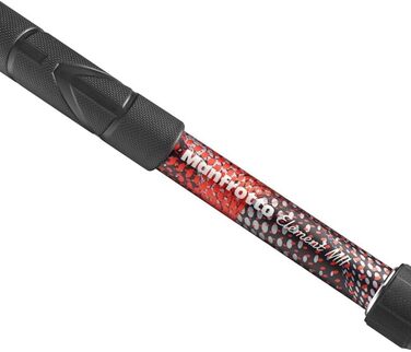 Manfrotto Element MII MMELMIIA5RD - легкий червоний монопод з алюмінію, 5 секцій, для камер, до 16 кг