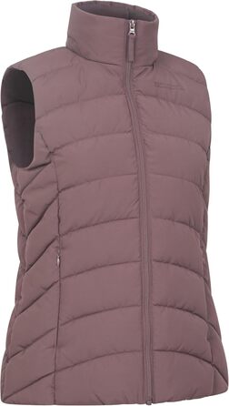 Жіночий жилет Mountain Warehouse Opal з утеплювачем - легка термокуртка, кишені на блискавці, водовідштовхувальний (32, маульфорсграу)