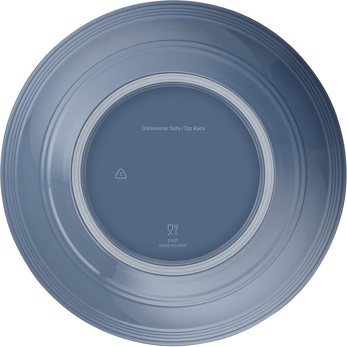 Emsa Prep&Bake Plastic Mixing Bowl 4.15 L, with a preserving lid for refrigerator storage, non-slip base, perfect stability when mixing, dishwasher-safe, stackable K32541