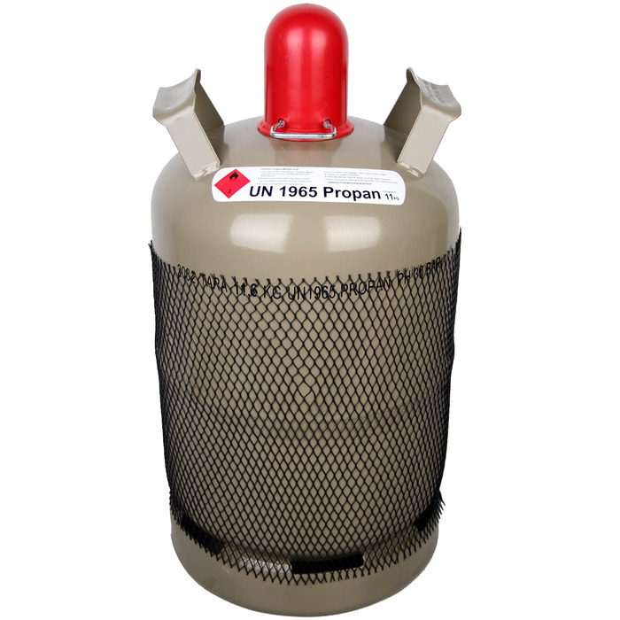 Газовий балон 11 кг, пропановий газ для кемпінгу, гриля, опалення, пальника - порожній