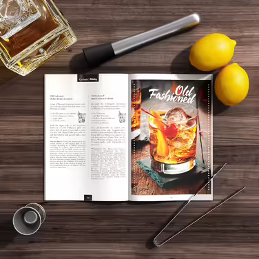 Cocktail Shaker Set with Stand & Recipe Book: Premium Stainless Steel Bar Cocktail Set, Cocktail Shaker, Measuring Jigger, Straws, Bar Spoon, Muddler | Bartender Bar Set Cocktail Accessories Gift for Women Men