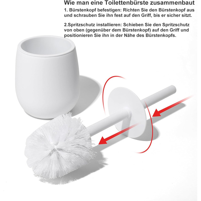 Набір для ванної кімнати AJEUNGAIN Grey, сучасний, 5 предметів: відро для сміття, тримач для туалетного йоржика, дозатор мила, стакан для зубної щітки та піднос