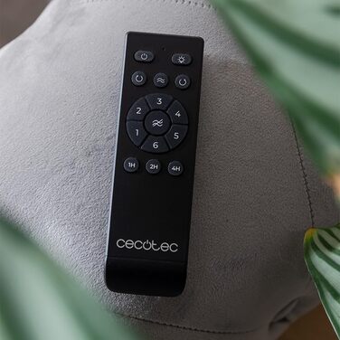 Стельовий вентилятор Cecotec EnergySilence Aero 5275 DarkWood з LED підсвічуванням та пультом, 40W, 52