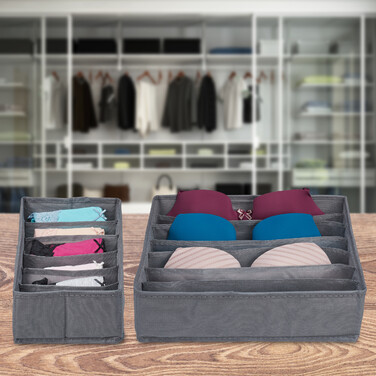 Relaxdays 4-Piece Underwear Organizer Set