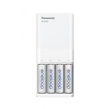 Зарядний пристрій Eneloop USB з функцією Power Bank BQ-CC87 + 4 акумулятори AA