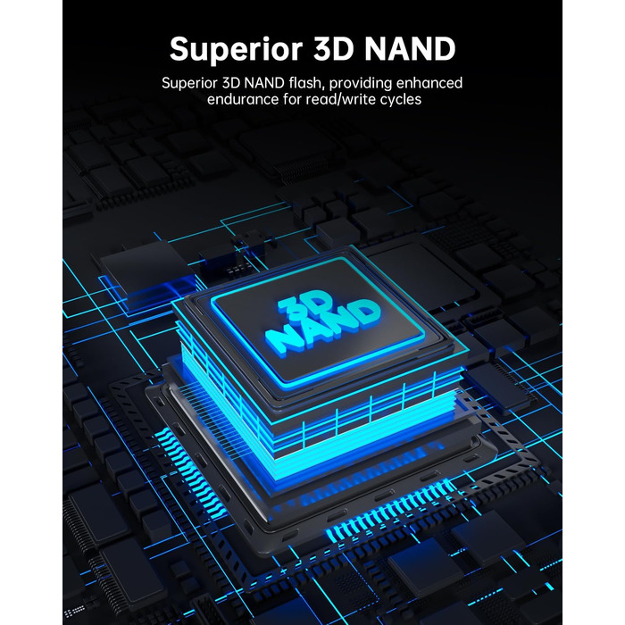 SSD 2TB NVMe PCIe Gen3.0x4 для Mac (2013-2018) - Швидкість до 2000 МБ/с читання, 1600 МБ/с запису