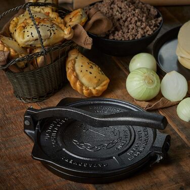 Пресс для тортилій Victoria, чавун HD, 20 см - для мексиканських тортилій, тако, арепа, кесадилья, емпанада, патаконе