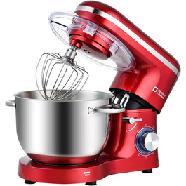 Кухонна машина Küchenmaschine 6.2 л, 1400 Вт, 6 швидкостей з набором насадок (міксер, гак для тіста, вінчик)