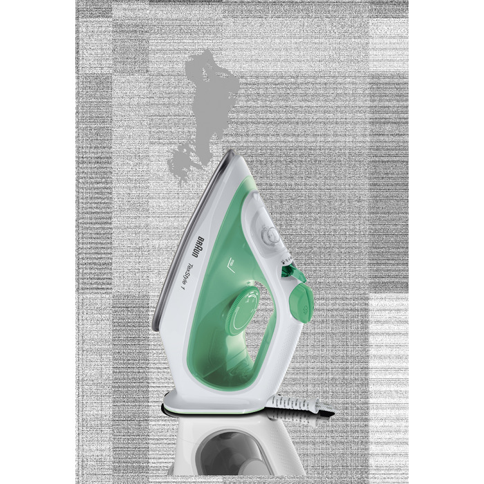 Парова праска Braun TexStyle 1 SI 1040 2000 Вт, біло-зелена