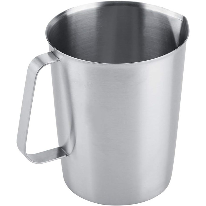 2000 ml Stainless Steel Measuring Cup, Measuring Pitcher with Handle for Latte Art Espresso Machines