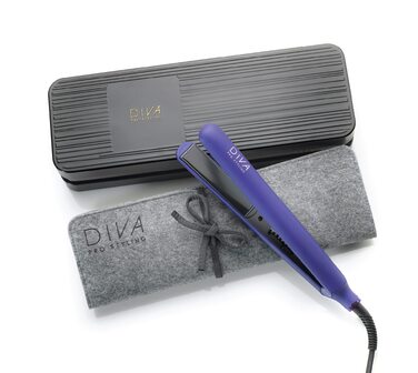 Випрямляч для волосся Diva Pro Styling Digital Styler фіолетовий з автоматичним вимкненням