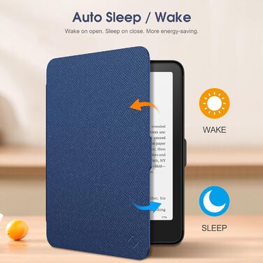 Чохол Fintie для Kindle Paperwhite 12-го покоління (2024/2025) - авто-сон/пробудження, Marineblau