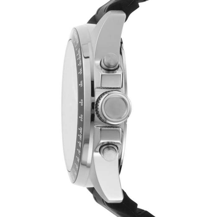 Годинник Fossil Decker для чоловіків, кварцовий хронограф з шкіряним ремінцем (чорний та сірий)