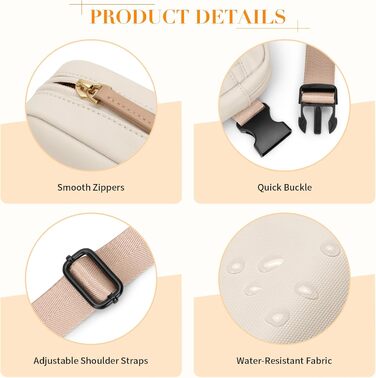 Жіноча бананка на пояс, чоловіча бананка, спортивна бананка, сумка через плече, кросбоді, бананка на регульованому ремінці, бежева, насичений абрикосовий колір, L