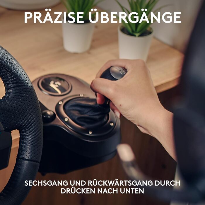 Руль Logitech G29 Driving Force з Force Feedback, 900° обертання, шкіряне покриття, педалі з нержавіючої сталі, сумісний з PS4/PS3/PC/Mac