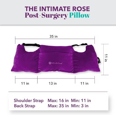 Ортопедична подушка Intimate Rose для мастектомії та післяопераційного відновлення грудей, захист під час сну після операцій на серці, редукції або збільшення грудей, подарунок після хірургії